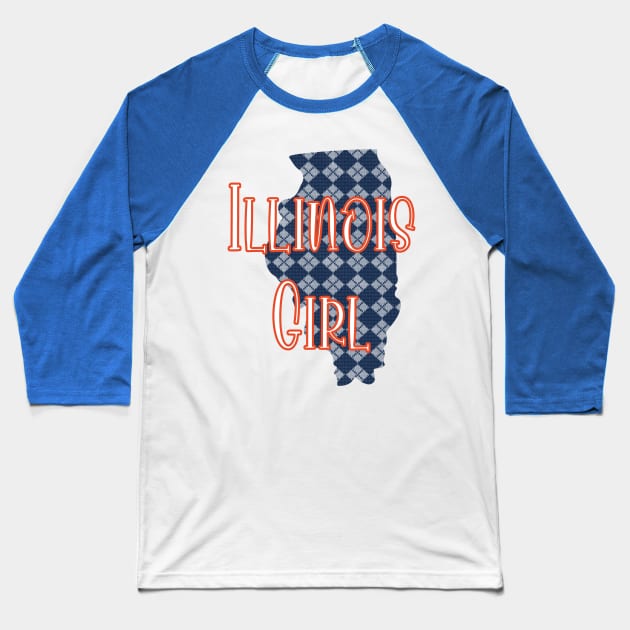 Illinois Girl Baseball T-Shirt by Flux+Finial